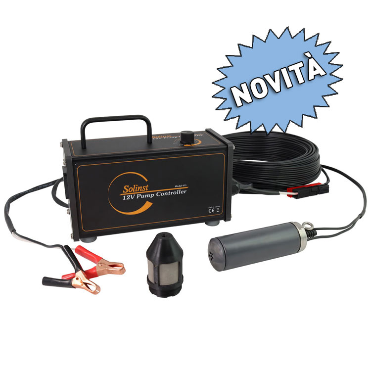 Pompa-12V-Solinst-415 Pompa campionamento a 12V per piezometri da 2